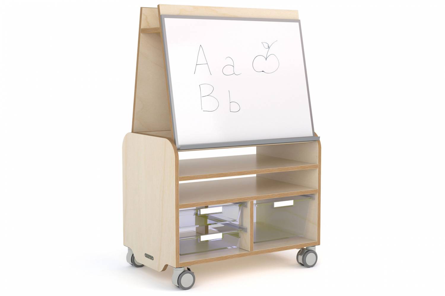 Teacher mobile whiteboard caddy