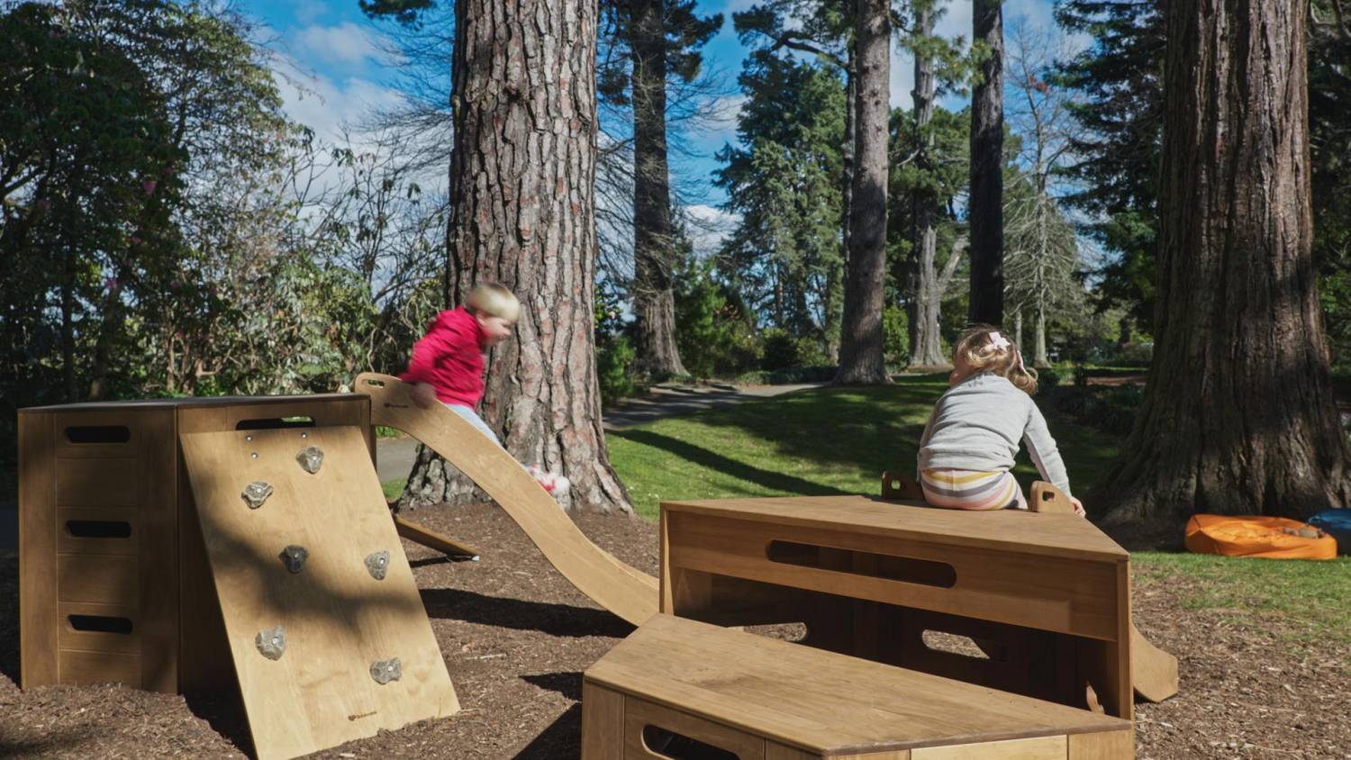 Wooden Outdorable Slide